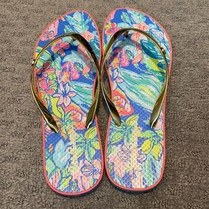 Lilly Pulitzer Pool Flip Flops